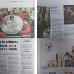 Local Press Coverage of the V2SDF Project in Valladolid
