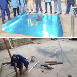 CEFORE Rusi Builds Its First SK 14 Solar Cooker