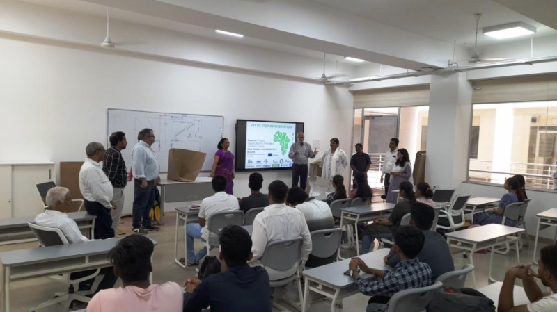 V2SDF Project Presented at MIT Vishwaprayag University, Solapur