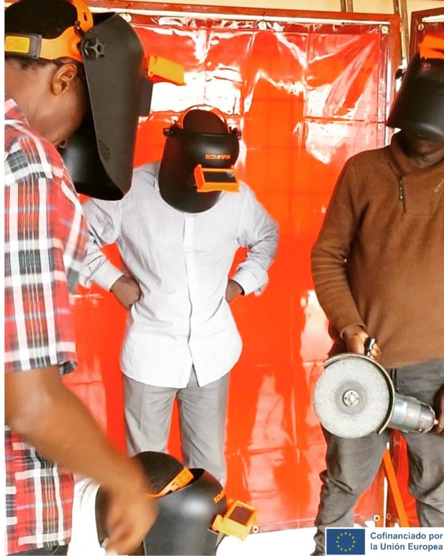 Installation of Protective Curtains Completed at LTCR Mushasha Welding Workshop