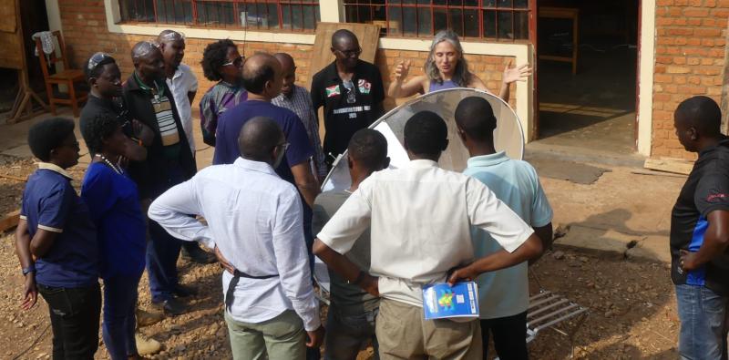 V2SDF Project equips Teachers from three schools with industrial-scale solar cooker manufacturing skills.